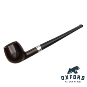 Peterson Junior Heritage Silver Mounted Canted Apple Fishtail - Cigar