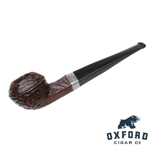 Peterson Junior Rusticated Nickel Mounted Straight Bulldog Fishtail Peterson Junior Rusticated Nickel Mounted Straight Bulldog Fishtail