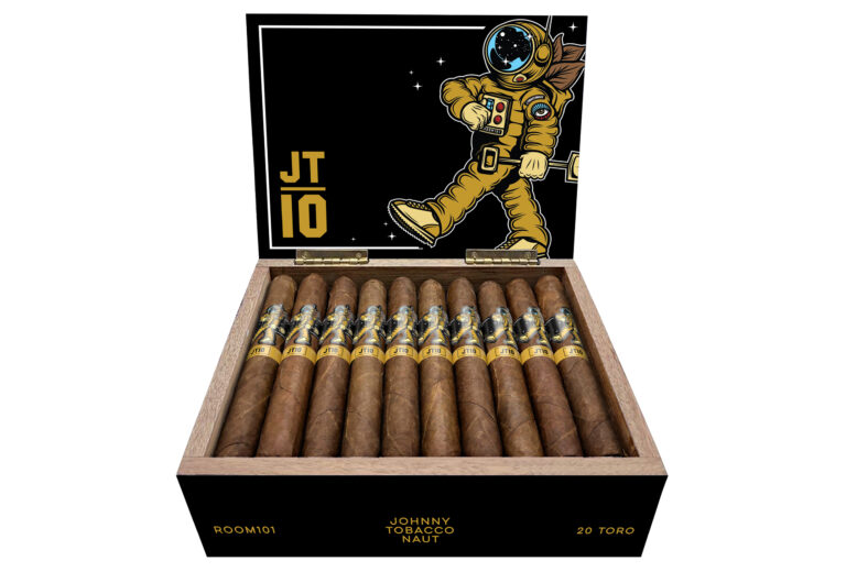 Room101 Celebrates A Decade Of Johnny Tobacconaut With Limited Edition Release Room101 Johnny Tobacconaut 10th Anniversary open box feature 768x520 U9yU2d