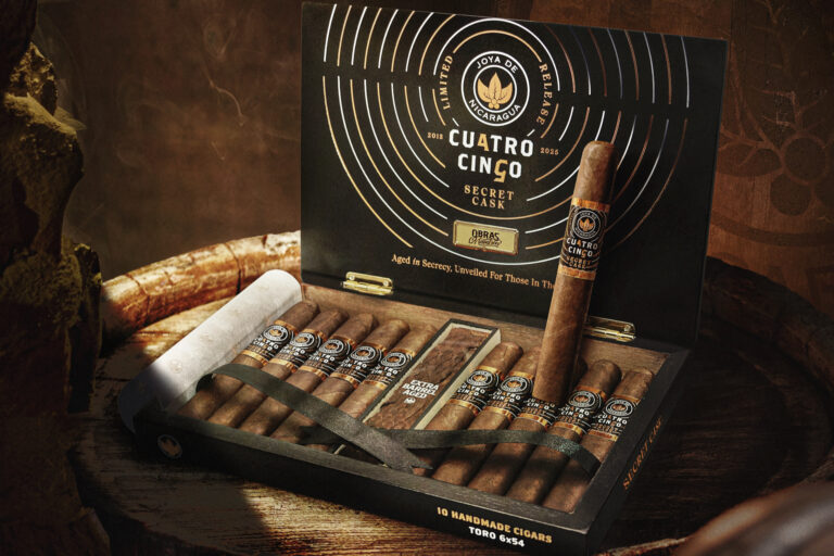 Joya De Nicaragua Cuatro Cinco Secret Cask Shipping In November Joya de Nicaragua Cuatro Cinco Secret Cask 1 768x512 2BdL3h