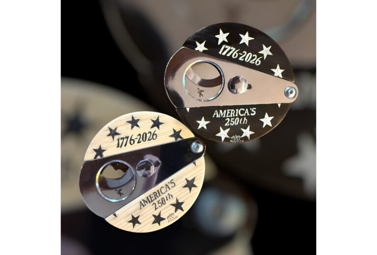 Scrim By Hutch Celebrates U.s. Semiquincentennial With Limited Edition Cutter Scrim by Hutch 250th Anniversary Cigar Cutter feature 768x520 7UUYbJ