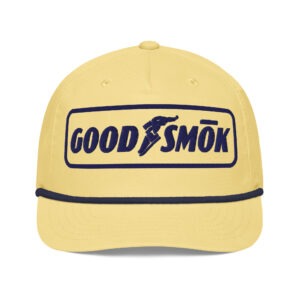 Good Smok Golf Cap golf rope cap yellow navy front 697d246a41e8d