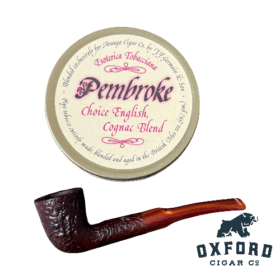 La Rocca Italian Pipe with Lucite Stem + Esoterica Pembroke - Pipe Tobacco