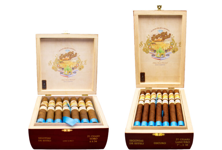 Segovias De Estelí Adding Toro And Lancero To Habano Oscuro Line, Updating Packaging Segovias de Esteli Oscuro Toro and Lancero open box feature 768x520 h2OFMn